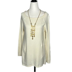 Parkhurst Ivory Long Sleeve Sweater